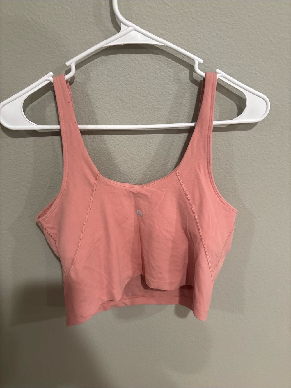 lululemon athletica Light Pink Scoop Crop Sports Bra